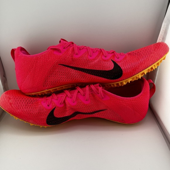 Nike ZoomX Dragonfly Track Shoes Mens 15 CD4382-600 AtomKnit Spikes Pink Bag New - Picture 12 of 16